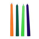 Bougies goutte à goutte réactives aux UV Glow Wax - Ensemble de 4 - Multicolore