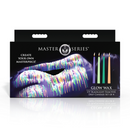 Bougies goutte à goutte réactives aux UV Glow Wax - Ensemble de 4 - Multicolore