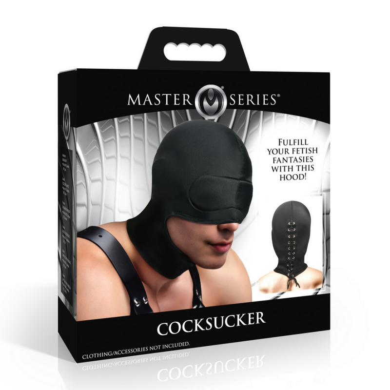 Cocksucker - Capucha con Boca Abierta - Negra