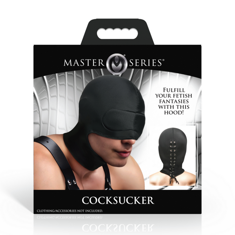 Cocksucker - Capucha con Boca Abierta - Negra