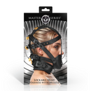 Harnais de tête verrouillable avec muselière - Noir