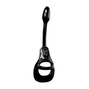 Armor Tug Lock - Cockring avec sangle pour testicules et plug anal - Petit