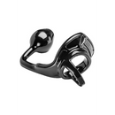 Armor Tug Lock - Cockring avec sangle pour testicules et plug anal - Moyen