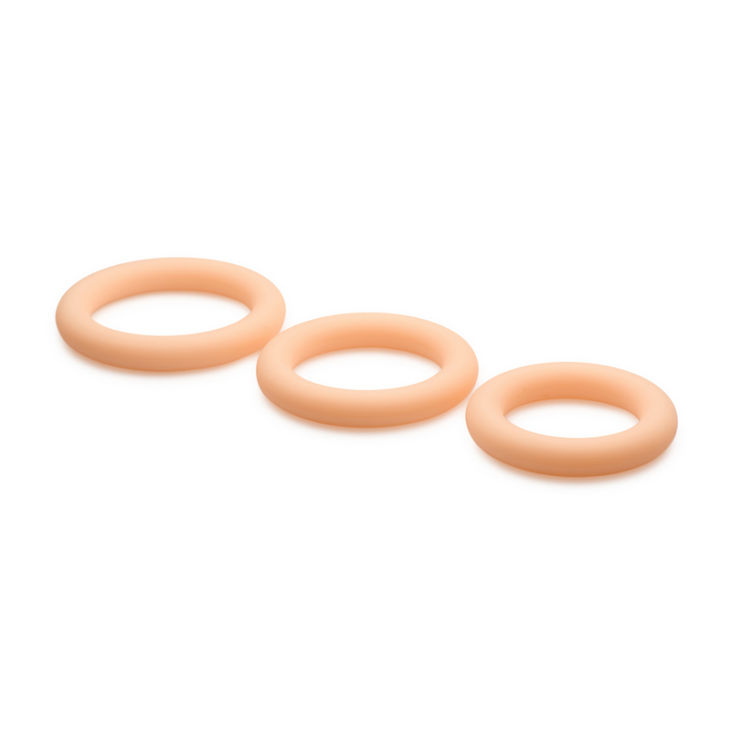 Conjunto de Anillos de Silicona Discretos - 3 Piezas - Ligero