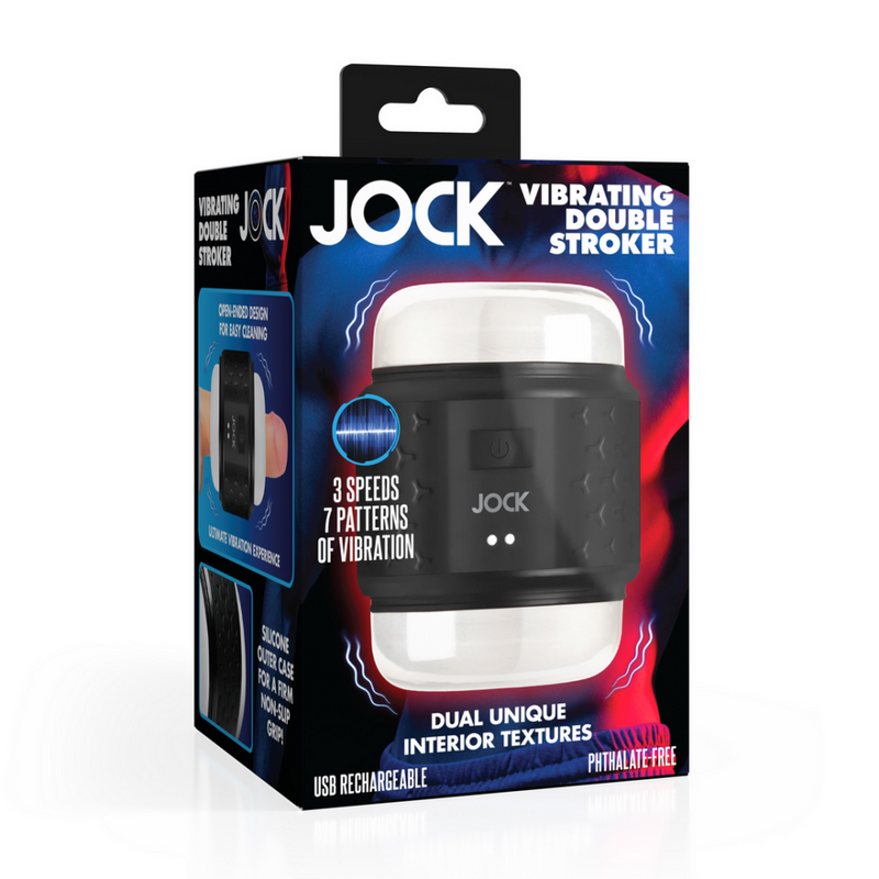 Stroker Double Vibrant - Noir