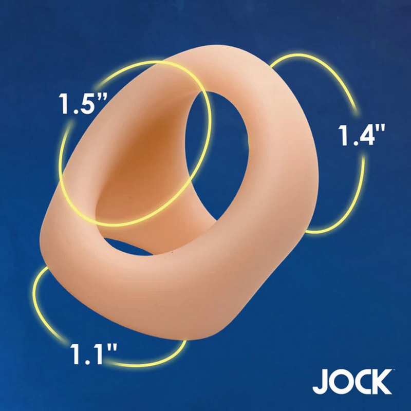 Anneau en silicone pour pénis et testicules - Léger