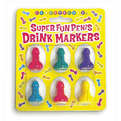 Super Fun Penis - Marqueurs de cocktail - Ensemble de 6