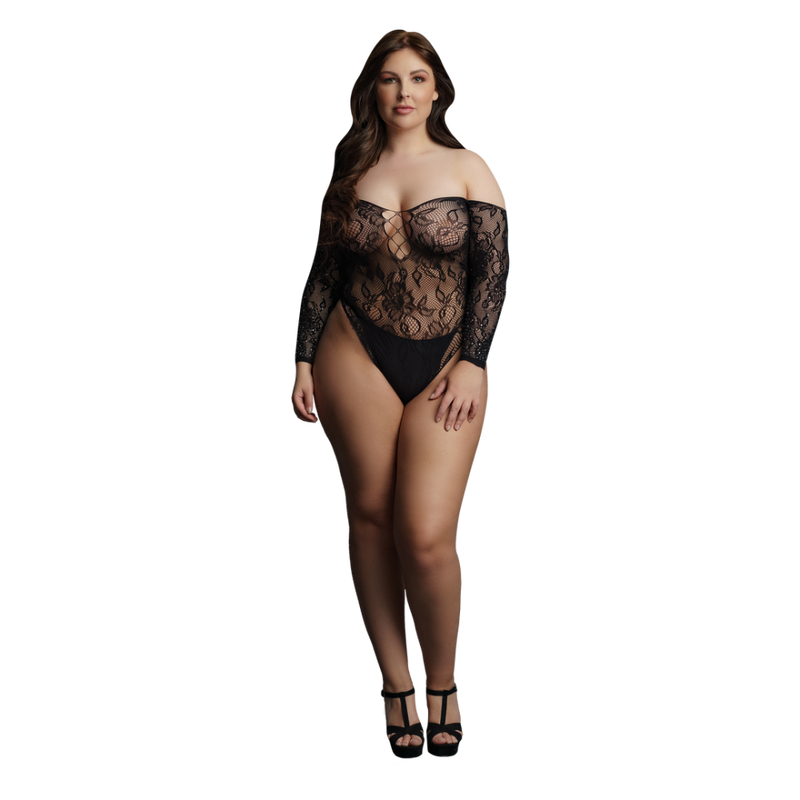 Bodysuit Wonder en strass - Grande taille