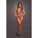 Teddy à col en V avec panneaux opaques - Taille unique