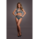 Ensemble de soutien-gorge à trou de serrure Duo Net - Taille unique