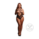 Olympia - Crotchless Body - Queen Size - Black