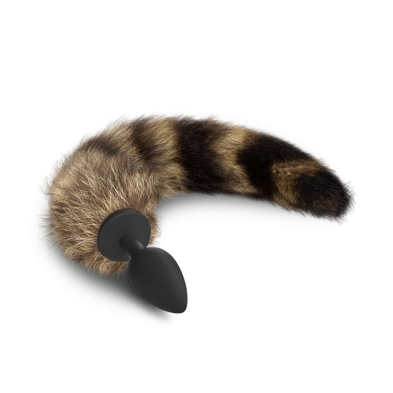 Foxy Delight - Plug Anal en Silicone avec Queue - Noir/Marron