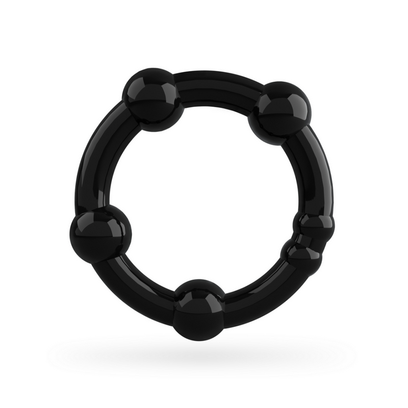 Ensemble de Cockrings Triple Perle - Noir