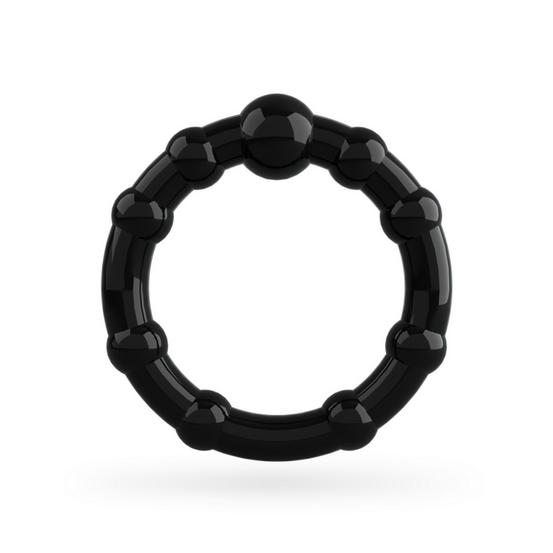 Ensemble de Cockrings Triple Perle - Noir