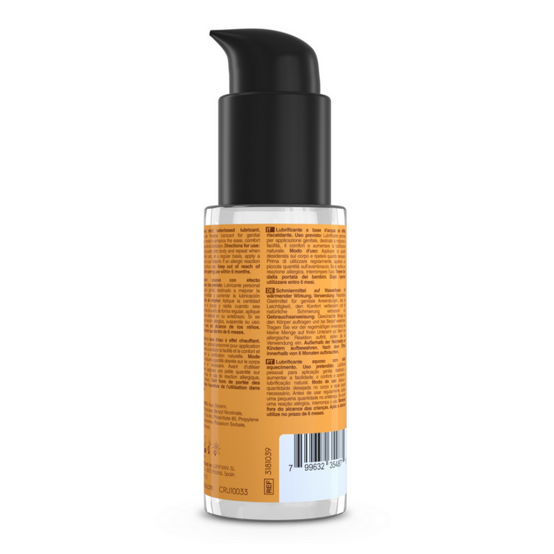 Lubrifiant chauffant à base d'eau - 1,7 oz fl / 50 ml