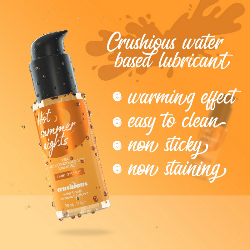Lubrifiant chauffant à base d'eau - 1,7 oz fl / 50 ml