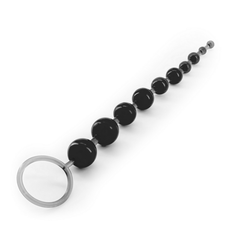 Perles Anales de Base - Chaîne de 10 Perles - Noir