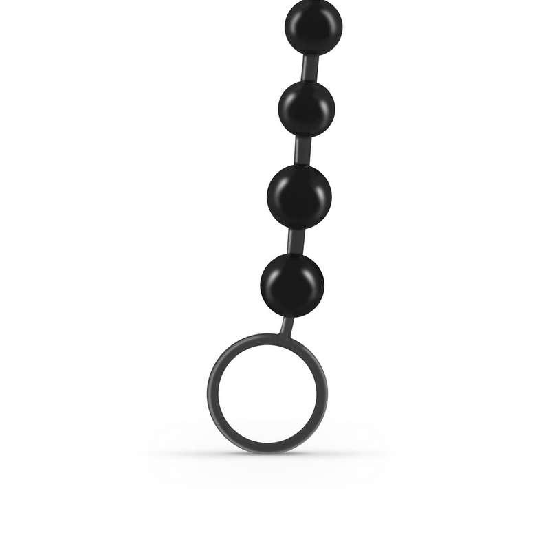 Perles Anales de Base - Chaîne de 10 Perles - Noir
