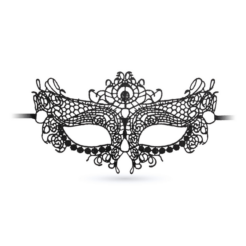 Mystica - Masque en Dentelle - Noir