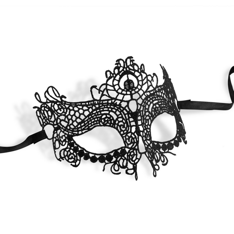Mystica - Masque en Dentelle - Noir