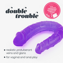 Double Trouble - Double Dildo - 10,6 / 27 cm - Violet