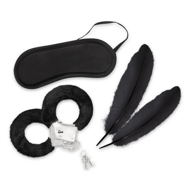 Rêve de l'amant - Kit de bondage de 4 pièces pour débutants - Noir