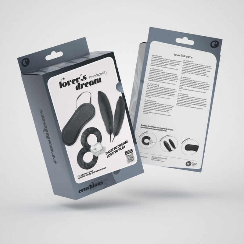 Rêve de l'amant - Kit de bondage de 4 pièces pour débutants - Noir