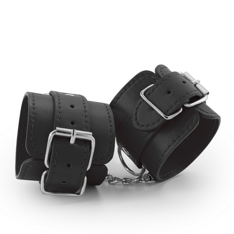 Bondage Love - Menottes en cuir - Noir