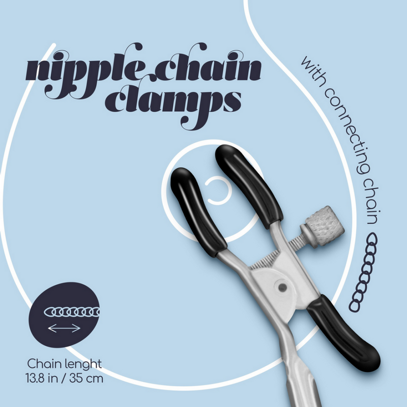 Pinces à Chaîne pour Mamelons - Argent