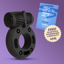 Booster - Cockring avec Bullet Vibrant - Noir