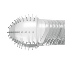 Manchon Pénien Ridé - Transparent