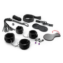 Master and Cummander - Kit de bondage de 11 pièces - Noir