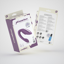 Pleasuriser - Rechargeable Vibrator with Waterbased Lubricant - 1.7 fl oz / 50 ml - Purple