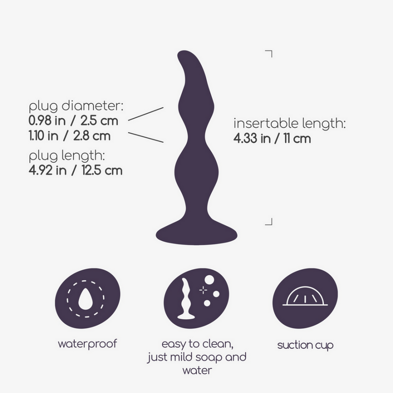 The Claw - Plug de massage prostatique - Noir