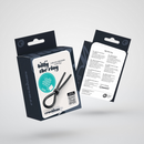 Billy the Ring - Cockring en silicone ajustable - Noir