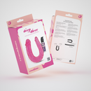 Deep Diver - Double Dildo avec Lubrifiant Anal - 1,7 fl oz / 50 ml - Rose