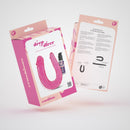Deep Diver - Double Dildo avec Lubrifiant Anal - 1,7 fl oz / 50 ml - Rose