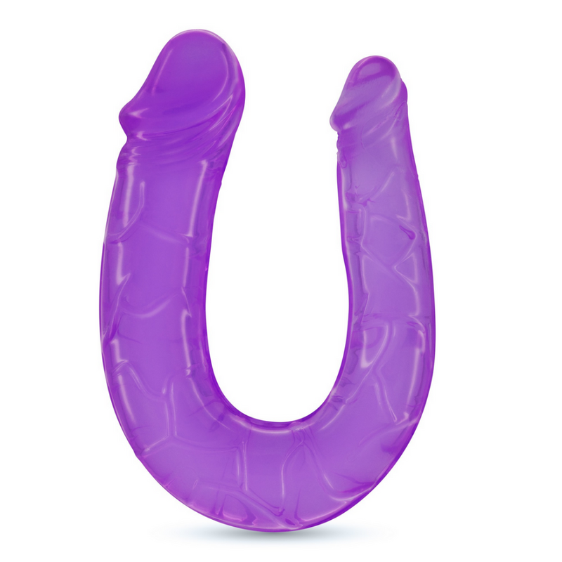 Deep Diver - Double Dildo with Anal Lubricant - 1.7 fl oz / 50 ml - Purple