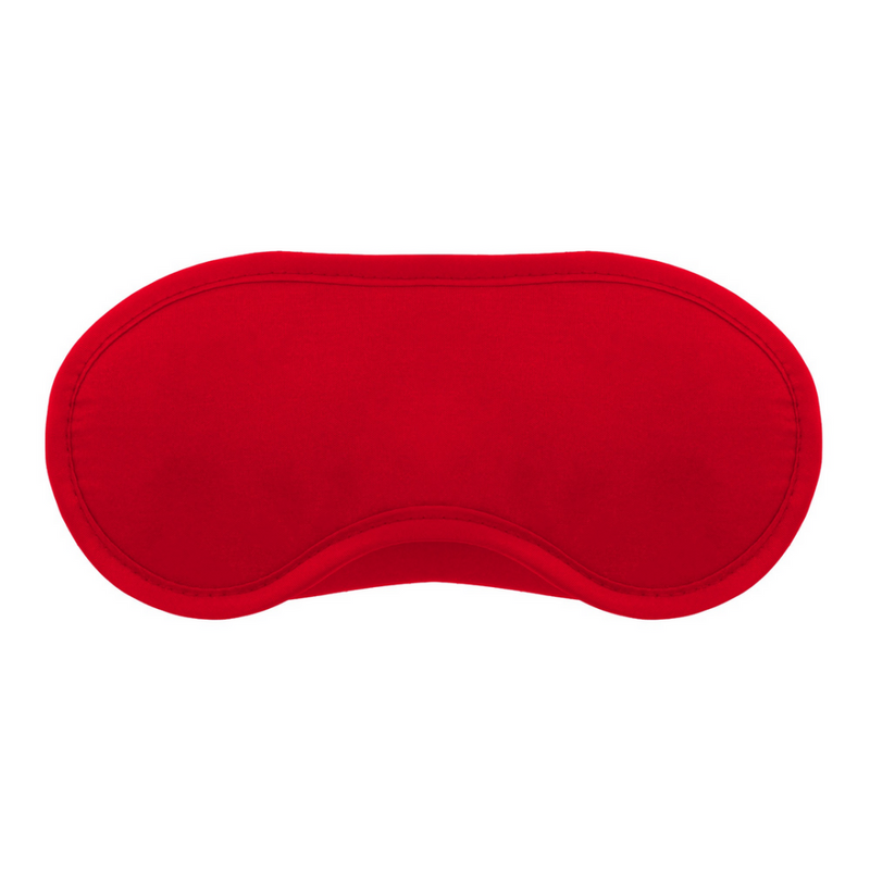 Masques en satin - Paquet de deux - Noir/Rouge