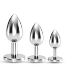 Bijou - Trio de Plug Anal Humide - 3 Bijoux - Rouge