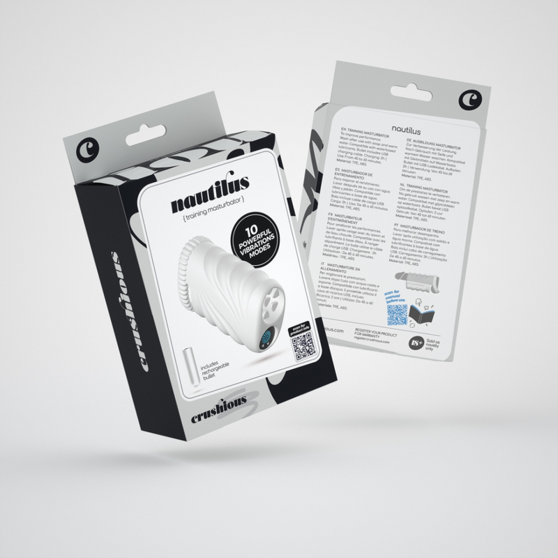 Nautilus - Masturbateur d'entraînement avec bullet amovible - Blanc