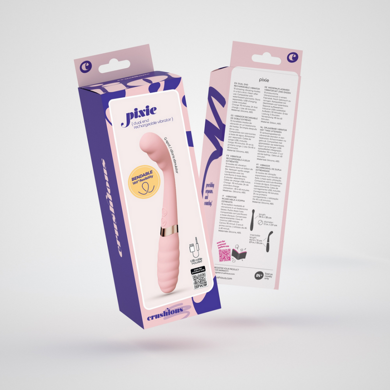 Pixie - Vibrateur Dual Flexible - Rose