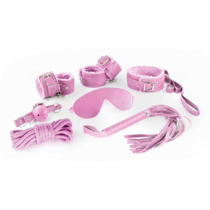 Dungeons and Maidens - Kit BDSM de 8 pièces - Rose