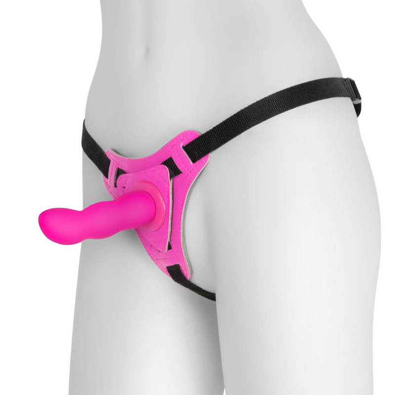 Snapper - Harnais à porter avec dildo - Rose