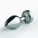 Borealis - Plug Anal Métallique avec LED RGB - Moyen - Argent