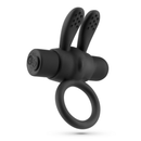 Nacho - Cockring vibrant avec télécommande - Noir