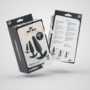 Tic Tac Toe - Ensemble d'entraînement de plugs anaux - Noir