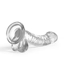 Hudini - Dildo Anal Flexible Jelly - 6,9/ 17,5 cm - Transparent