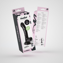 Hudini - Dildo Anal Flexible Jelly - 6,9/ 17,5 cm - Noir