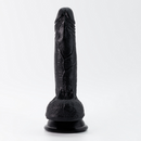 Inviktus - Dildo en silicone liquide - 7 / 19 cm - Noir